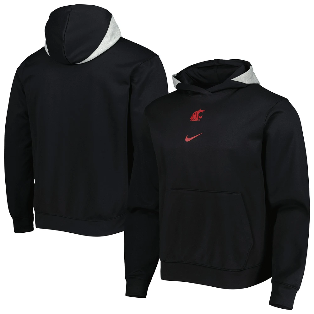 Men's Nike Black Washington State Cougars Spotlight Performance Pullover Hoodie