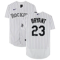 Kris Bryant Colorado Rockies Autographed Nike Authentic Jersey