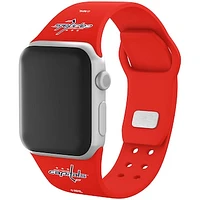Red Washington Capitals Silicone Apple Watch Band