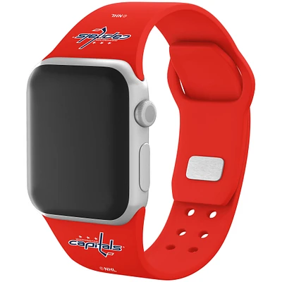 Red Washington Capitals Silicone Apple Watch Band