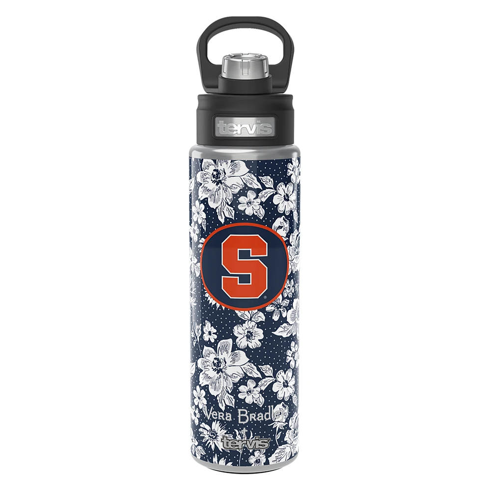 Vera Bradley x Tervis Syracuse Orange 24oz. Wide Mouth Bottle with Deluxe Lid