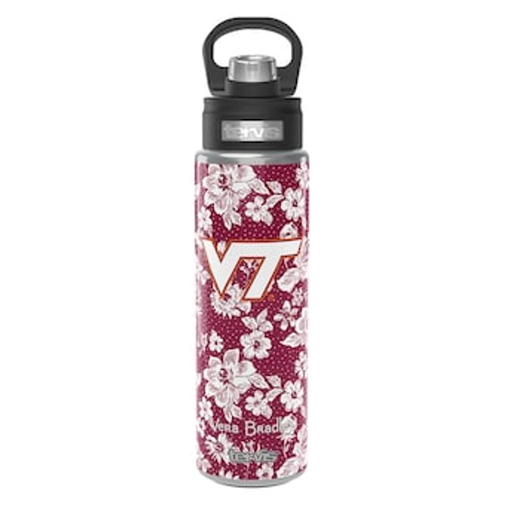 Vera Bradley x Tervis Virginia Tech Hokies 24oz. Wide Mouth Bottle with Deluxe Lid