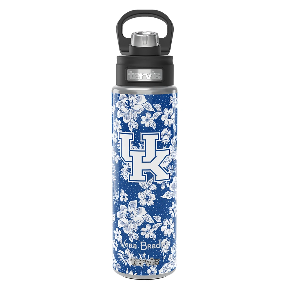 Vera Bradley x Tervis Kentucky Wildcats 24oz. Wide Mouth Bottle with Deluxe Lid