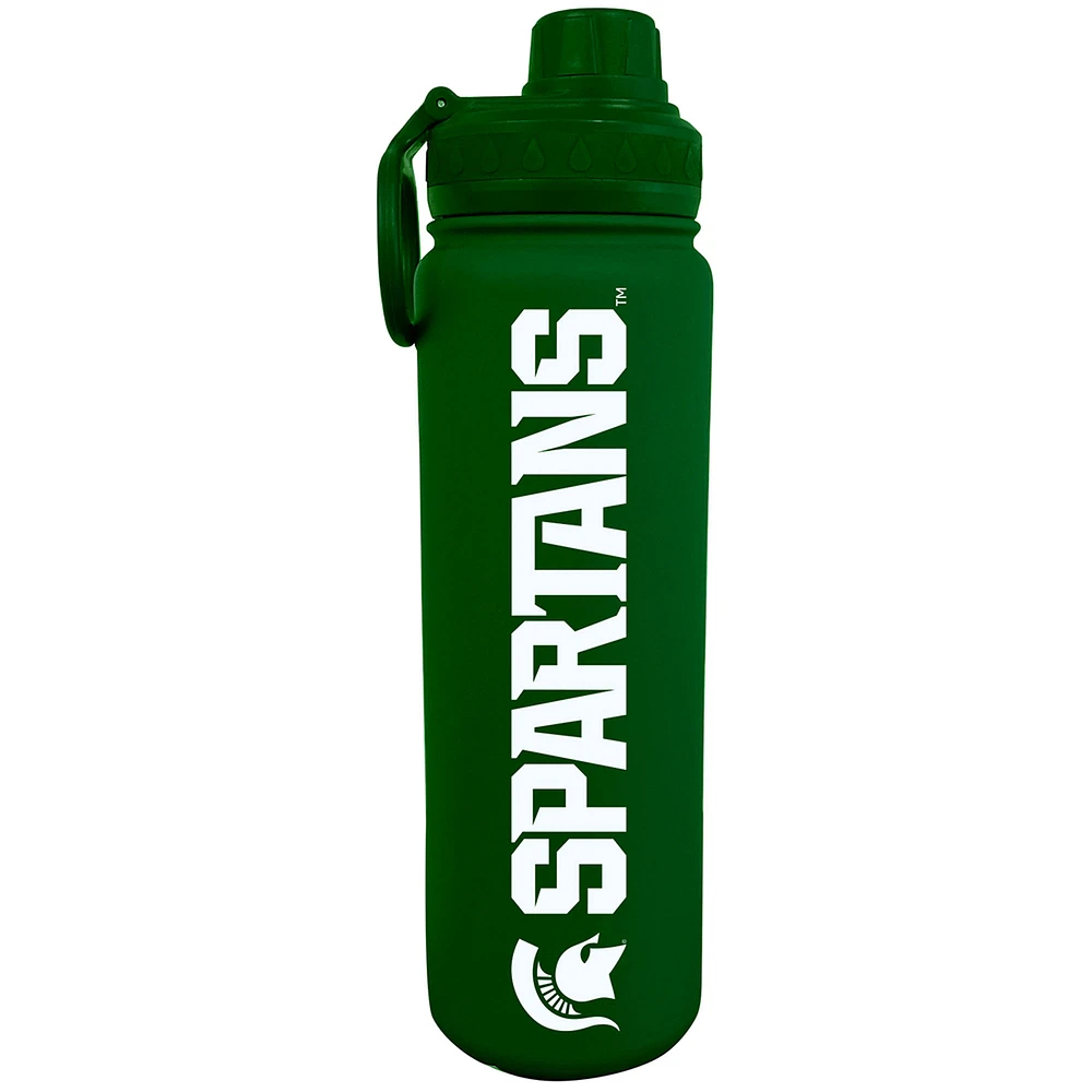 Green Michigan State Spartans 24oz. Logo Stainless Sport Bottle