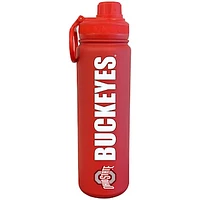 Scarlet Ohio State Buckeyes 24oz. Logo Stainless Sport Bottle