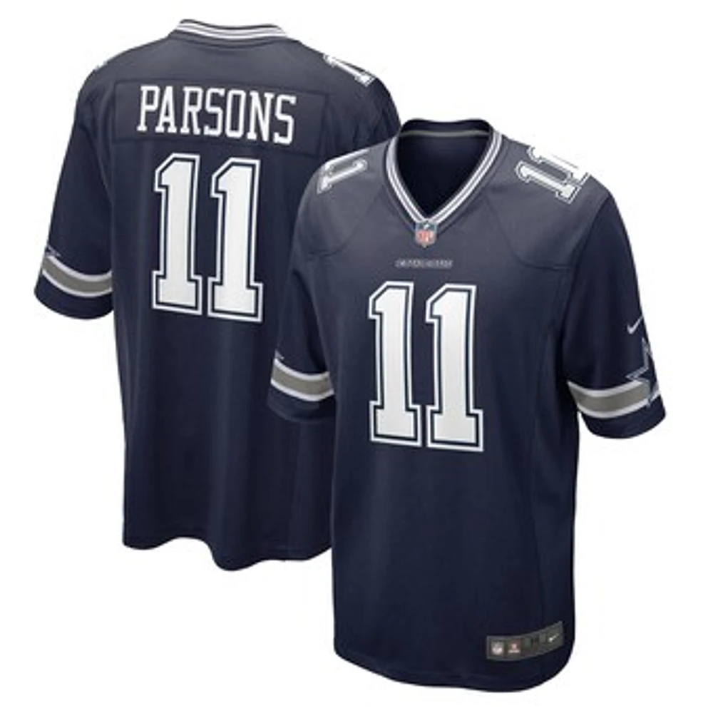 Men's Nike Micah Parsons Navy Dallas Cowboys - Player Game Jersey