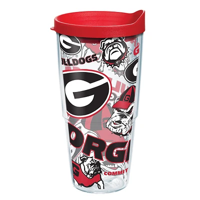 Tervis Georgia Bulldogs 24oz. All Over Classic Tumbler