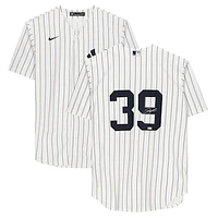 Jose Trevino White New York Yankees Autographed Nike Replica Jersey