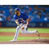 Alek Manoah Toronto Blue Jays Unsigned Delivers First Inning Pitch Photograph