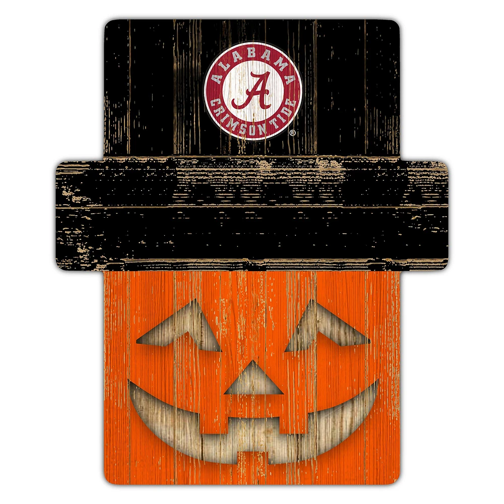 Alabama Crimson Tide 12" x 12" Jack-O-Lantern Display