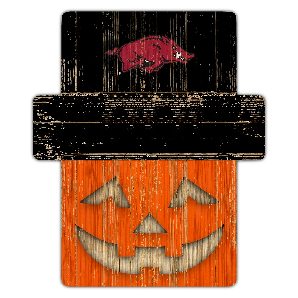 Arkansas Razorbacks 12" x 12" Jack-O-Lantern Display