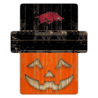 Arkansas Razorbacks 12" x 12" Jack-O-Lantern Display