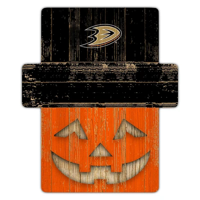 Anaheim Ducks 12" x 12" Jack-O-Lantern Display