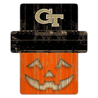GA Tech Yellow Jackets 12" x 12" Jack-O-Lantern Display