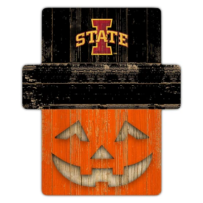 Iowa State Cyclones 12" x 12" Jack-O-Lantern Display