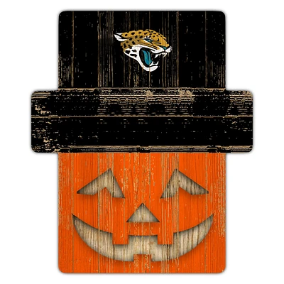 Jacksonville Jaguars 12" x 12" Jack-O-Lantern Display