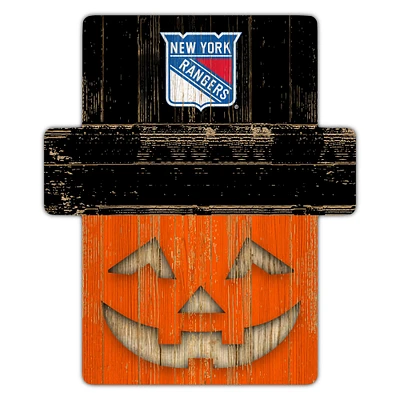 New York Rangers 12" x 12" Jack-O-Lantern Display