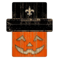 New Orleans Saints 12" x 12" Jack-O-Lantern Display