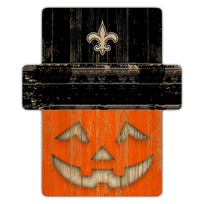 New Orleans Saints 12" x 12" Jack-O-Lantern Display