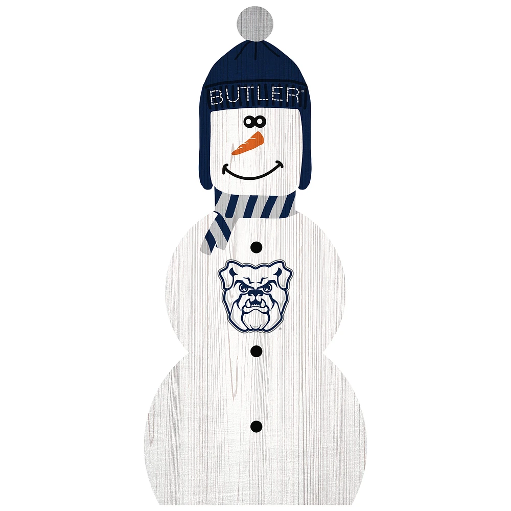 Butler Bulldogs 31'' Snowman Leaner