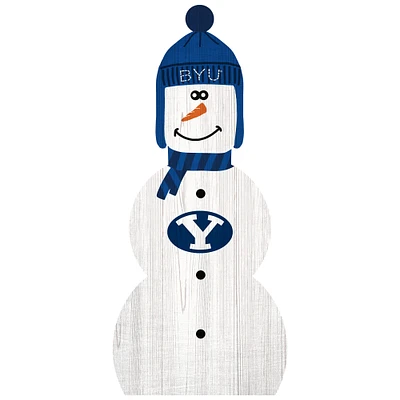 BYU Cougars 31'' Snowman Leaner