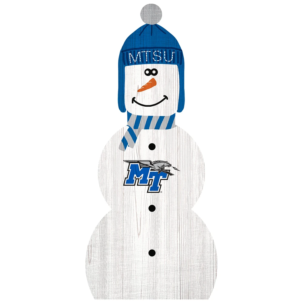 MTSU Blue Raiders 31'' Snowman Leaner