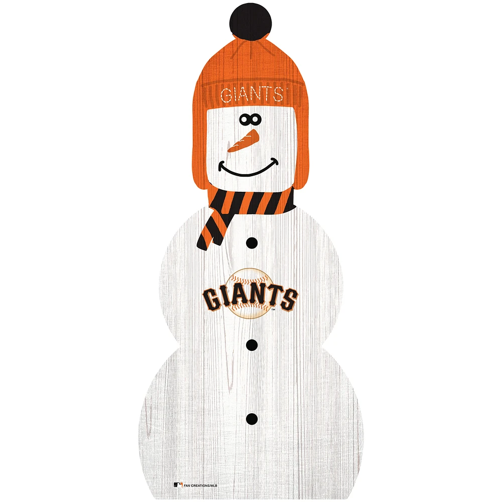 San Francisco Giants 31'' Snowman Leaner
