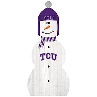 TCU Horned Frogs 31'' Snowman Leaner