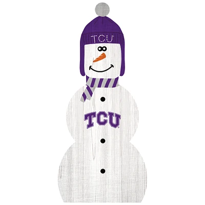 TCU Horned Frogs 31'' Snowman Leaner