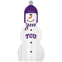 TCU Horned Frogs 31'' Snowman Leaner