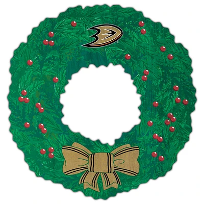 Anaheim Ducks 16'' Team Wreath Sign