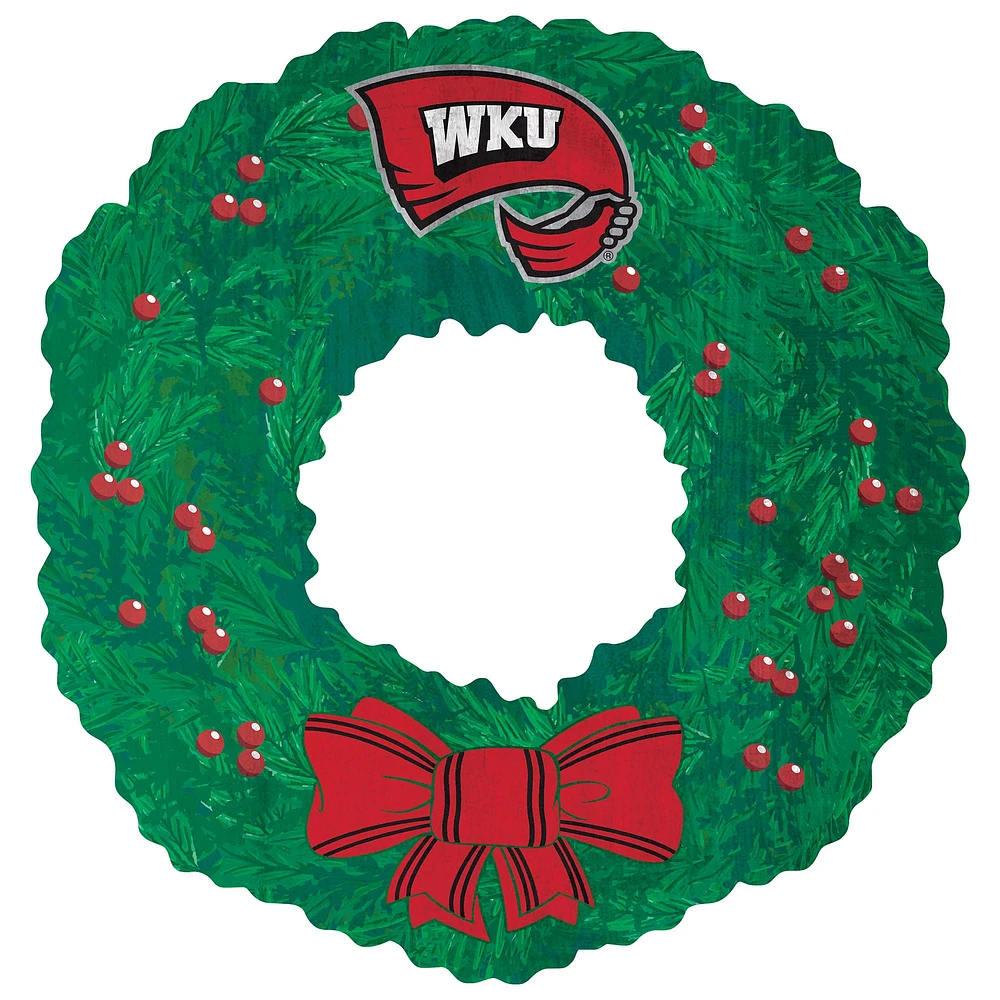 Western Kentucky Hilltoppers 16'' Team Wreath Sign