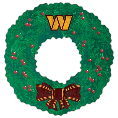 Washington Commanders 16'' Team Wreath Sign