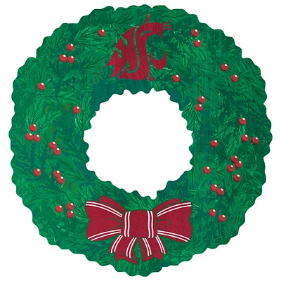 Washington State Cougars 16'' Team Wreath Sign