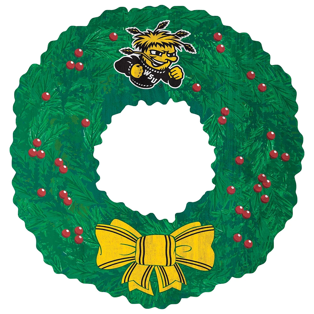 Wichita State Shockers 16'' Team Wreath Sign
