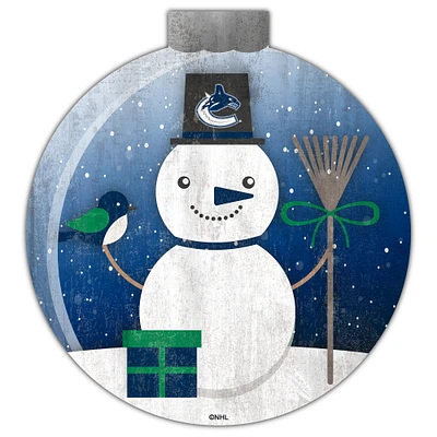 Vancouver Canucks 12'' Snow Globe Wall Art