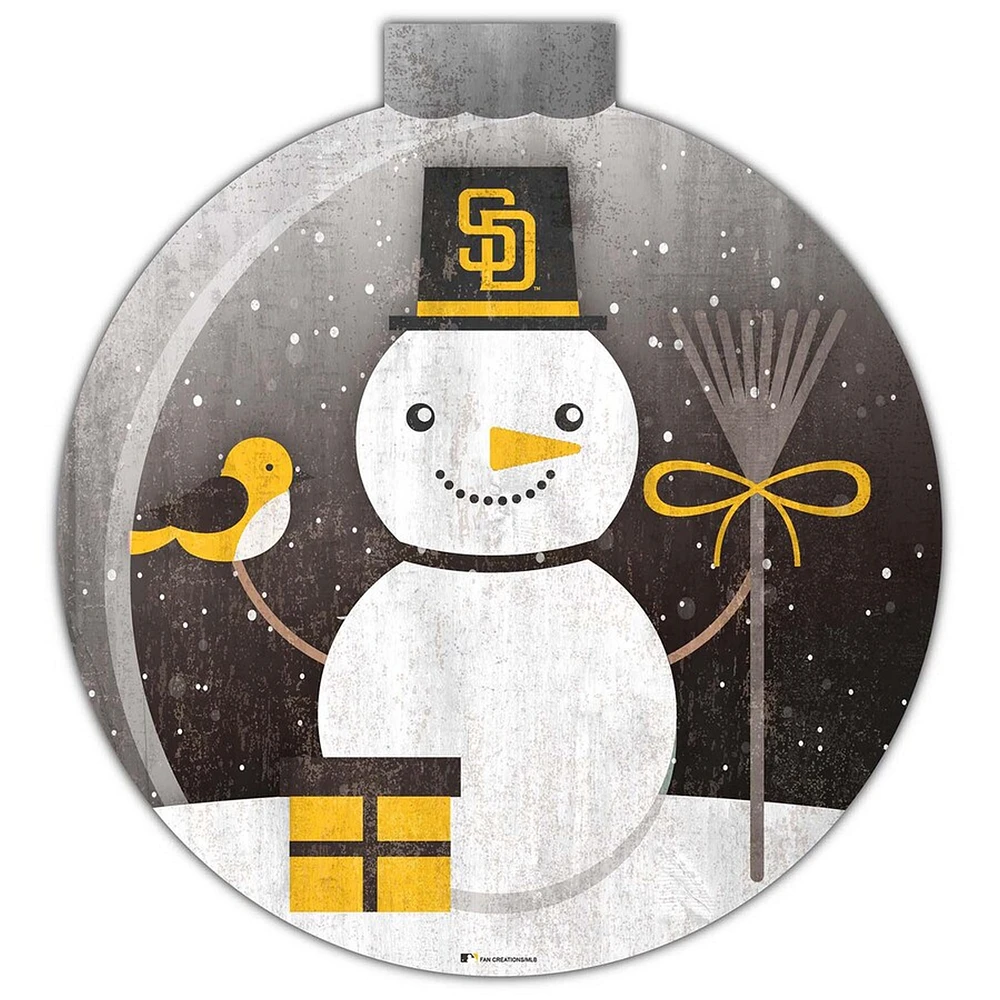 San Diego Padres 12'' Snow Globe Wall Art