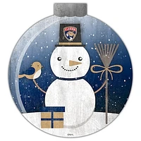 Florida Panthers 12'' Snow Globe Wall Art