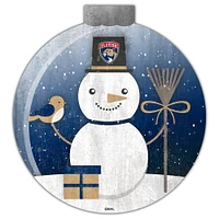 Florida Panthers 12'' Snow Globe Wall Art
