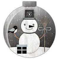 Las Vegas Raiders 12'' Snow Globe Wall Art