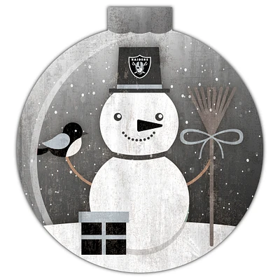 Las Vegas Raiders 12'' Snow Globe Wall Art