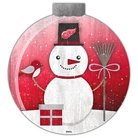 Detroit Red Wings 12'' Snow Globe Wall Art