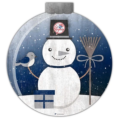 New York Yankees 12'' Snow Globe Wall Art