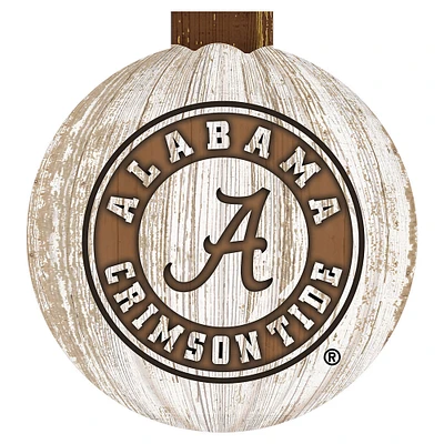 Alabama Crimson Tide 12'' Pumpkin Sign