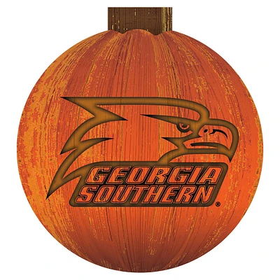 Georgia Southern Eagles 12'' Pumpkin Sign