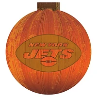 New York Jets 12'' Pumpkin Sign