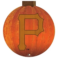 Pittsburgh Pirates 12'' Pumpkin Sign