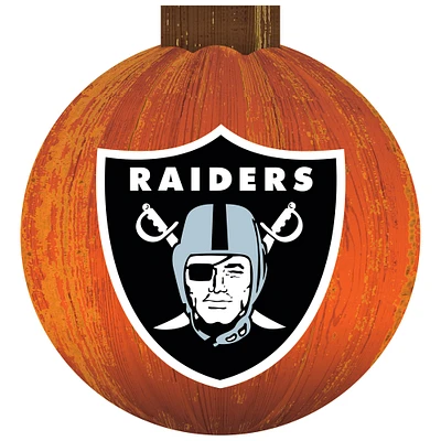 Las Vegas Raiders 12'' Pumpkin Sign