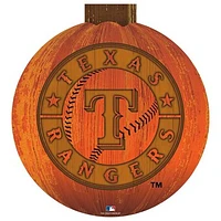 Texas Rangers 12'' Pumpkin Sign