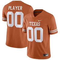 Men's Nike Texas Orange Texas Longhorns Pick-A-Player NIL Replica Football Jersey